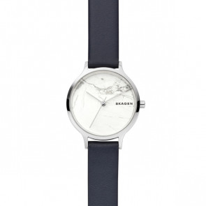 Correa de reloj Skagen SKW2719 Cuero Azul 14mm