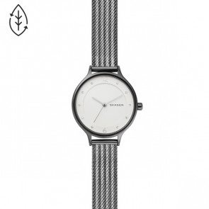 Correa de reloj Skagen SKW2750 Milanesa Gris antracita 12mm