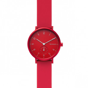 Correa de reloj Skagen SKW2765 Silicona Rojo 16mm