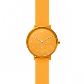 Correa de reloj Skagen SKW2808	 Silicona Naranja 16mm