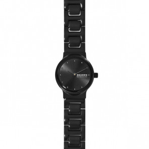 Correa de reloj Skagen SKW2830 Acero inoxidable Negro 14mm