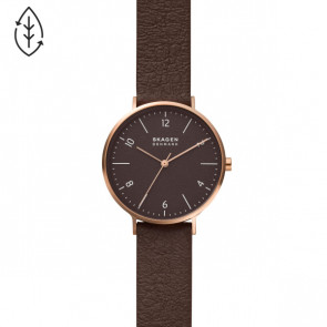 Correa de reloj Skagen SKW2971 Cuero Marrón 16mm