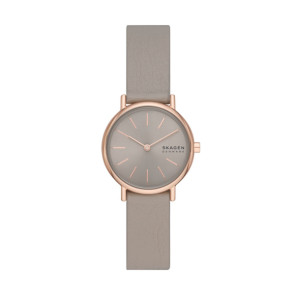 Correa de reloj Skagen SKW3060 Cuero Gris pardo 14mm