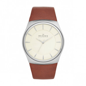 Correa de reloj Skagen SKW6084 Cuero Marrón 30mm