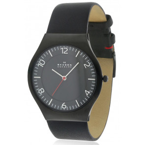 Correa de reloj Skagen SKW6113 Cuero Negro 22mm