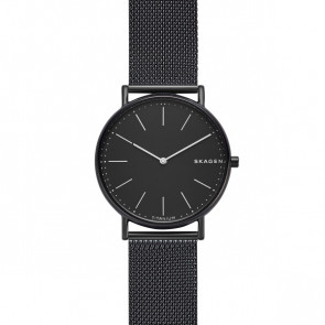 Correa de reloj Skagen SKW6484 Milanesa Negro 20mm