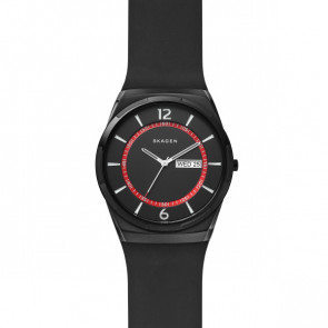 Correa de reloj Skagen SKW6506 Silicona Negro 26mm