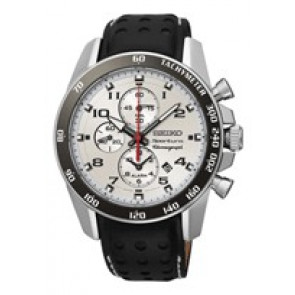Correa de reloj Seiko SNAF35P1 Caucho Negro 21mm