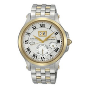 Correa de reloj Seiko Premier / SNP042P1 / 7D48-0AG0 03B / M0NB111C0 Acero Bicolor 20mm