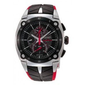 Correa de reloj 7N0116-SPC009P1 (4LK0JB) Caucho Negro