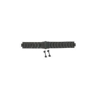 Correa de reloj Seiko SSC559P1 / V172-0BB0 / M0EV424N0 Acero Negro 20mm