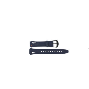 Casio correa de reloj 10093326 Plástico Azul 14mm