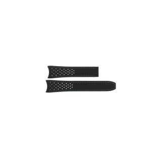 Correa de reloj Raymond Weil SU2201-2760-18 / 2780-TIR-60001 Caucho Negro 22mm