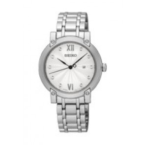 Seiko correa de reloj SXDG79P1 / 7N82 0JM0 Metal Plateado 14mm
