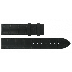 Correa de reloj Tissot T0064071603300B XL/ T610014582 Piel de cocodrilo Negro 19mm
