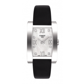 Correa de reloj Tissot T0073091611600 / T603025351 Cuero Negro 15mm