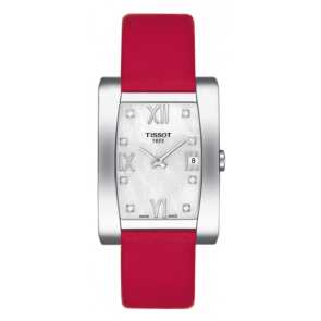 Correa de reloj Tissot T0073091611601 / T603026533 Plástico Rojo 15mm