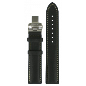 Correa de reloj Tissot T0144101605700 (T600025440) Cuero Negro 19mm