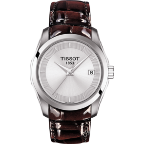 Correa de reloj Tissot T0352101603103A / T610042656 Cuero Marrón 18mm