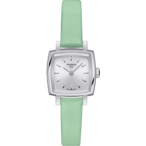 Correa de reloj Tissot T600047629 Cuero Azul 9mm