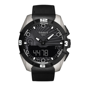 Correa de reloj Tissot T0914204606100A Cuero Negro