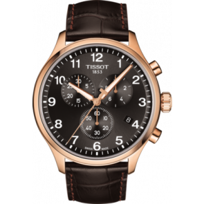 Correa de reloj Tissot T1166173605701 / T600043874 XL Cuero Marrón 22mm