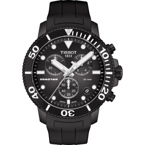 Correa de reloj Tissot T1204173705102 / T603042600 Caucho Negro 22mm