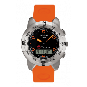 Correa de reloj Tissot T33159859 / Z252-352 / T610014615 Caucho Naranja 20.1mm
