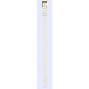 Correa de reloj Tissot T600013531 Cuero Blanco 10mm