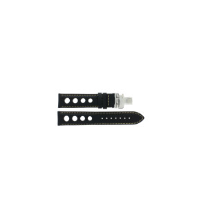Correa de reloj Tissot T0144211605701A / T600030781 Cuero Negro 19mm