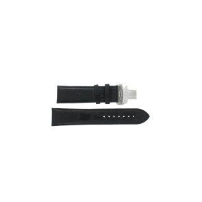 Correa de reloj Tissot T0064071603300B / T600013405 Cuero Negro 19mm