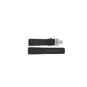 Correa de reloj Tissot T091420A T-Touch Expert Solar / T610034733 / T600035305 Cuero Negro 22mm