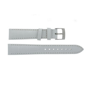 Correa de reloj Tissot T600036971 Cuero Blanco 16mm