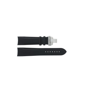 Correa de reloj Tissot T600041083 Cuero Negro 23mm