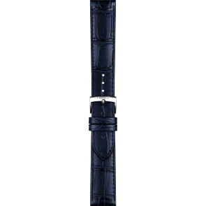 Correa de reloj Tissot T600041534 / T1224231604300A Cuero Azul 20mm