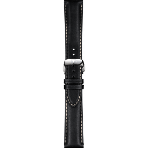 Correa de reloj Tissot T600045690 / T9274074606101A Cuero Negro 20mm