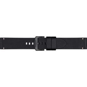 Correa de reloj Tissot T600045723 Cuero Negro 22mm