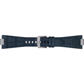 Correa de reloj Tissot T1374071604100 / T600047701 Cuero Azul 12mm
