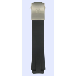 Correa de reloj Reloj inteligente Tissot T0015204728100A Caucho Negro