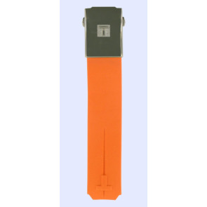 Correa de reloj Tissot T33787892A / T603020173 Caucho Naranja 20.1mm