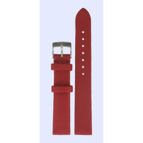 Correa de reloj Tissot T603026946 Cuero/Plástico Rojo 15mm
