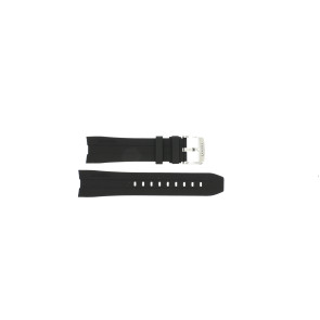 Correa de reloj Tissot T0554271705700A / T603034055 Caucho Negro 23mm