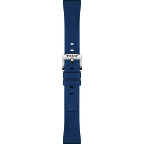 Correa de reloj Tissot PRC200 / T1144171703700A / T603044837 Caucho Azul 20mm