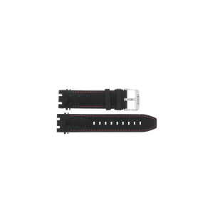 Correa de reloj Tissot T603045025 / T603045025 Caucho Negro 22mm