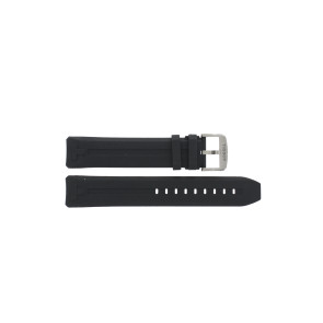 Correa de reloj Tissot T603045478 / XL Caucho Negro 23mm