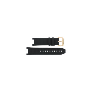 Correa de reloj Tissot T603048543 Caucho Negro 14mm