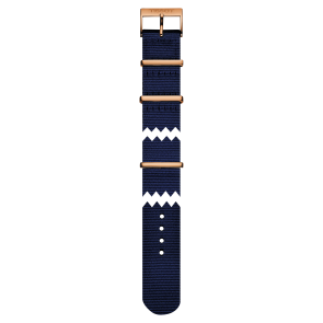 Correa de reloj Tissot T604036892 Nylon/perlón Azul 19mm