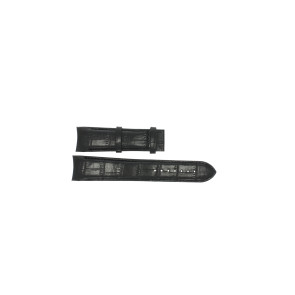 Correa de reloj Tissot T0356171605100A XL / T610028583 Piel de cocodrilo Negro 23mm