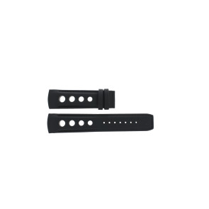 Correa de reloj Tissot T044614 / T610029672 Cuero Negro 20mm
