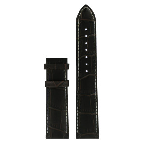 Correa de reloj Tissot T0636171603700A (T600031125) Cuero Marrón